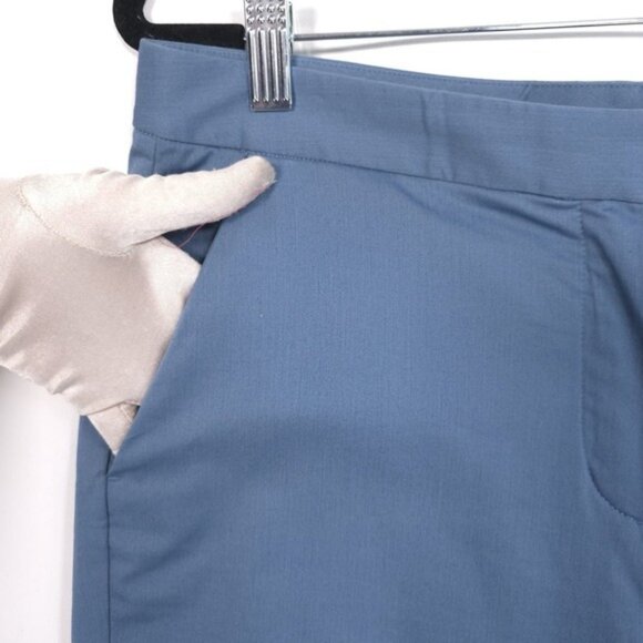 Massimo Dutti Women's Pants Size 8 Trousers Blue PORTUGAL🇵🇹MADE Mod 5034 - Picture 9 of 13